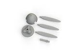Eduard Brassin ED672313 Messerschmitt Bf-109F propeller early 3D-printed 1/72 (designed to be used with Eduard kits