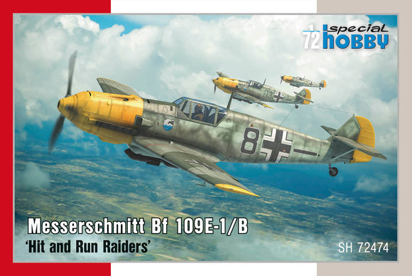 Special Hobby SH72474 1/72 Messerschmitt Bf-109E-1/B 'Hit and Run Raiders',