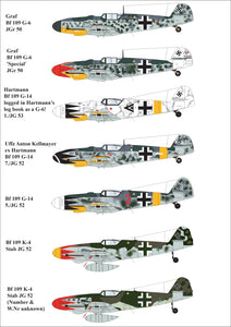 AIMS48D025 Aims 1/48 Tulip Messerschmitt Bf-109G-6/Bf-109G-14/Bf-109K-4