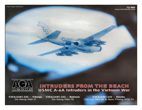 AOA72001 AOA Decals 1/72 Intruders from the Beach - USMC Grumman A-6A Intruders in the Vietnam War