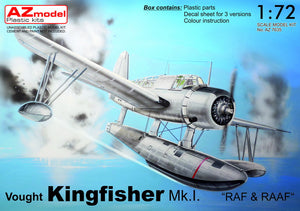 AZM7635 AZ Model 1/72  AZM7635 AZ Model 1/72 Vought Kingfisher Mk.I "RAF & RAAF" floatplane