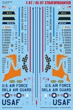 CD144013 Caracal Models 1/144 Boeing C-97/KC-97 Stratofreighter. Multiple marking options for USAF C-97 / KC-97 Stratofreighter transport & tanker aircraft.