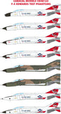 CD48162 Caracal models  1/48 McDonnell F-4 "Edwards Test Multiple marking options for USAF F-4D, NF-4E and RF-4C operated by the Air Force Flight Test Center at Edwards AFB over the years.