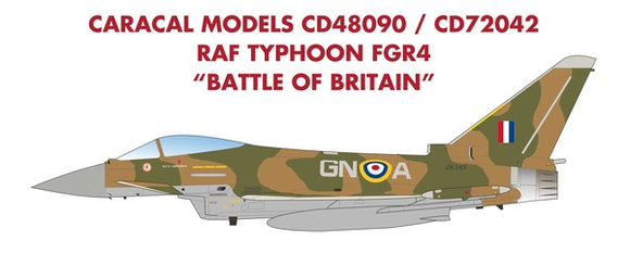 CD72042 Caracal Models 1/72 RAF Typhoon FGR4 