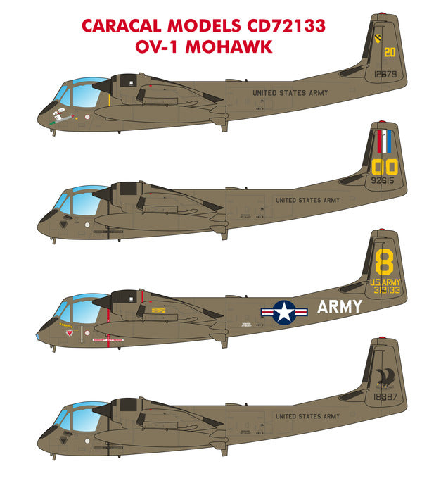 Caracal Models CD72133 1/72 OV-1 Mohawk – Hobby Mania