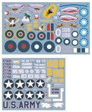DKD48022 DK Decals 1/48 Curtiss P-40E Warhawk over the Pacific and China