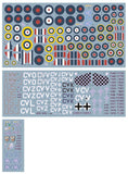 DKD72071 DK Decals 1/72 No.3 Sqn RAAF in WWII. Covers 24 aircraft inc 2 captured.