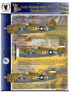EAG48171 Eagle Strike 1/48 Early Slybirds Of the 353 F.G. Thunderbolts