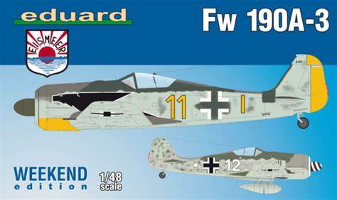 EDK48112 Eduard 1/48 Fw 190A-3 Weekend edition