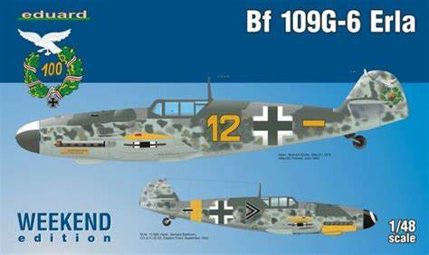 EDK84142 Eduard 1/48 Messerschmitt Bf-109G-6 Erla Weekend etition