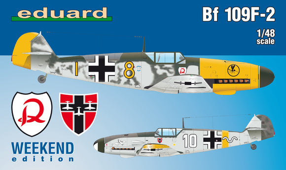 EDK84147 Eduard 1/48 Messerschmitt Bf-109F-2 Weekend edition kit