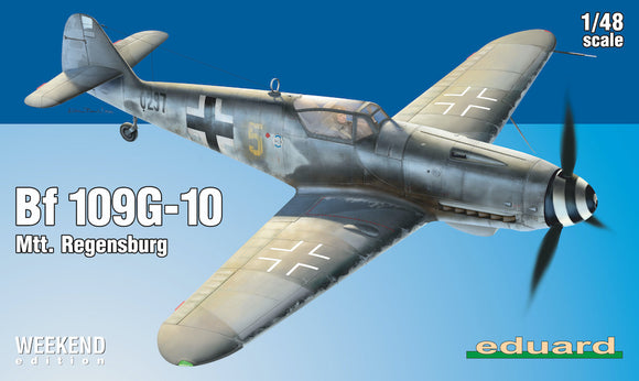 EDK84168 Eduard 1/48 Messerschmitt Bf-109G-10 Mtt. Regensburg. Weekend edition kit