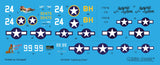 EXED72009 Exito Decals 1/72 Lockheed P-38F/G Lightning - "Lightning Strike"