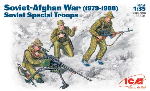 ICM35501 ICM 1/35 Soviet Special Forces Soviet-Afghan War 1979-88