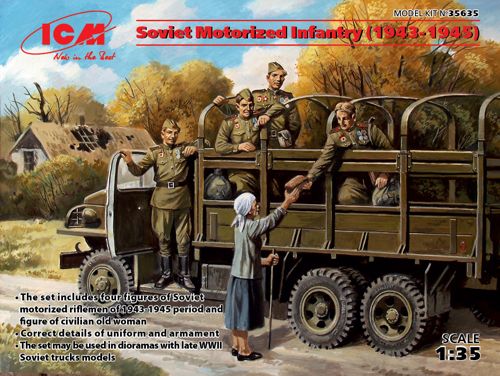 ICM35635 ICM 1/35 Soviet Motorised Infantry 1944-45