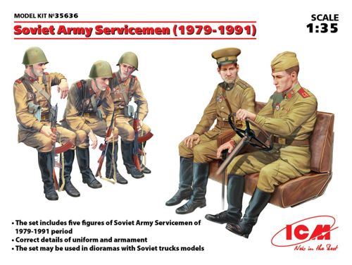 ICM35636 ICM 1/35 Soviet Army Servicemen 1979-1991