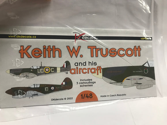 DKdecals DK48P02 1/48 Keith W. Truscott and his aircraft