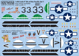 KW148206 Kits-World 1/72 Lockheed P-38L Lightning's of the Pacific (Late War) Set 1