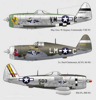 LL48008 Lifelike Decals  1/48 Republic P-47D Thunderbolt Part 1.