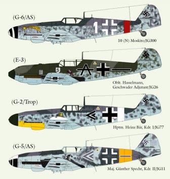LL48017 Lifelike Decals  1/48 Messerschmitt Me 109 Part 3