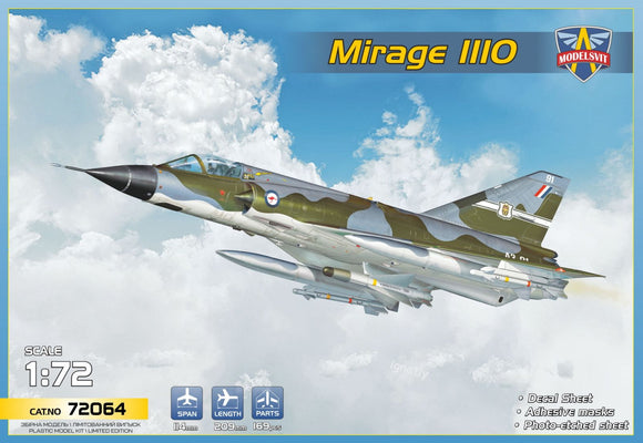 MSVIT72064 Modelsvit 1/72 Dassault Mirage IIIO RAAF (5 Liveries)