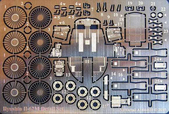 NHA144020 NH Detail 1/144 Ilyushin Il-62M Detail set (ICM14405 kits)