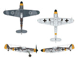 OWLDS7238 Owl 1/72 Messerschmitt Bf-109G-10/R2 (5F+12) reconnaissance