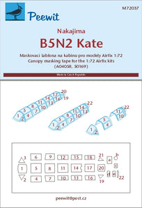 PEE72037 Peeewit 1/72 Nakajima B5N2 'Kate' (Airfix kits)[B5N1 'Kate' Pearl Harbor]