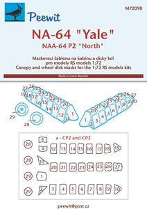 PEE72098 Peewit 1/72 North-American NA-64 "Yale", NAA-64 P-2