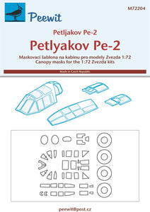 PEE72204 Peewit 1/72 Petlyakov Pe-2 (Zvezda kits)