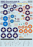 PSL72412 Print Scale 1/72 Douglas SBD Dauntless & A-24 Banshee in combat Part 2