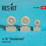 RS48-0002 ResKit 1/48 Republic A-10A/A-10B/A-10C "Thunderbolt" wheels set (designed to used with Hobby Boss, Italeri and Revell kits)
