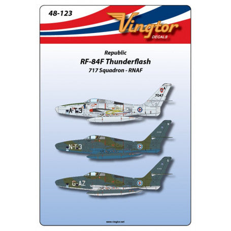 VTH72123 Vingtor 1/72 Republic RF-84 Thunderflash 717 Squadron RNAF