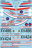 X72297 Xtradecal 1/72 McDonnell-Douglas FGR.2 Phantom Pt 8 .Sspecial markings to Commemorate the 60th Anniversary of the