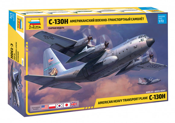 ZVE7321 Zvezda 1/72 Lockheed C-130H Hercules new mould in 2020. 5 versions included on decal sheet….