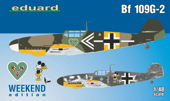 EDK84148 Eduard 1/48 Bf 109G-2 Weekend kit