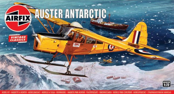 Airfix AX01023V 1/72 Auster Antarctic on skis (includes wheels)