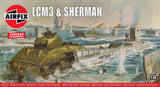 Airfix AX03301V 1/76 LCM-3 Landing Craft & Sherman M4A2 'Vintage Classics series'