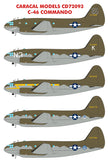 Caracal Models CD72093 1/72 Curtiss C-46 Commando