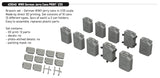 Eduard Brassin ED635040 1/35 WWII German Jerry Cans (3d-printed)