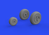 Eduard Brassin ED648741 de Havilland Vampire F.3 wheels 1/48 (designed to be used with Airfix kits)