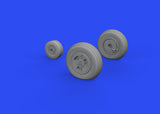 Eduard Brassin ED648741 de Havilland Vampire F.3 wheels 1/48 (designed to be used with Airfix kits)