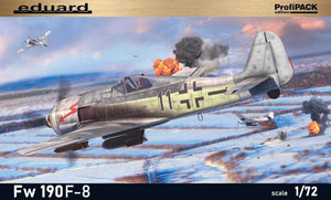 Eduard kits EDK70119 1/72 Re-released! Fock-Wulf Fw-190F-8 ProfiPACK edition kit of German WWII fighter aircraft Fw 190F-8