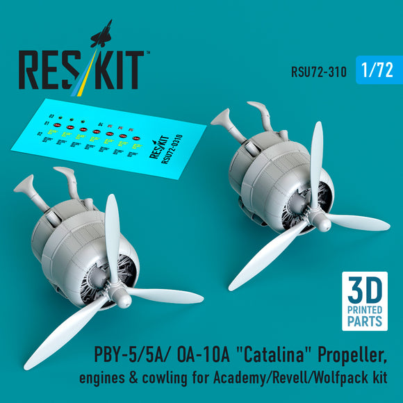 ResKit RSU72-0310 1/72 Consolidated PBY-5/PBY-5A/OA-10A Catalina Propeller