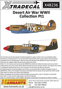 Xtradecal X48236 1/48 NEW!!! Desert Air War Collection Part 1