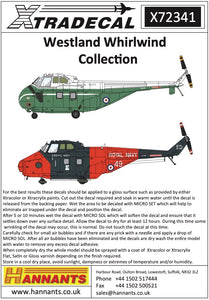 Xtradecal X72341 1/72 Westland Whirlwind Collection (11)