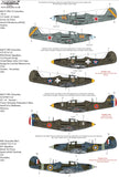 Xtradecal X72346 1/72 Bell P-39 Airacobra In Worldwide Service Collection. (10)