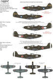 Xtradecal X72346 1/72 Bell P-39 Airacobra In Worldwide Service Collection. (10)