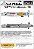 Xtradecal X72350 1/72 Post War Avro Lancaster Pt3 (5)