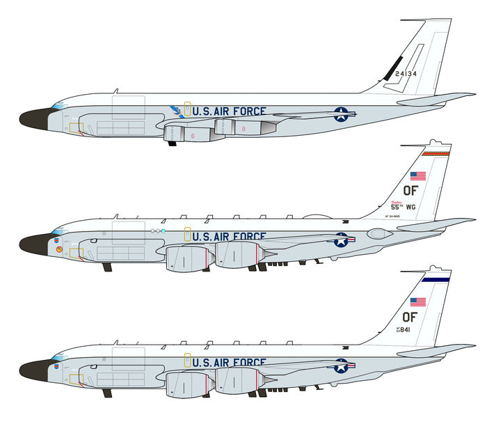 Caracal Models CD72128 1/72 -USAF C-135 Recon Variants – Hobby Mania